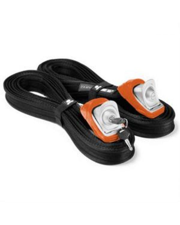 Lockable & stainless steel reinforced tie down straps for SUP and kayak on sale