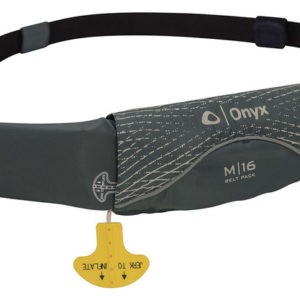Onyx M-16 Belt Pack Manual Inflatable Life Jacket Stand Up Paddle Boarding, Kayaking Fishing
