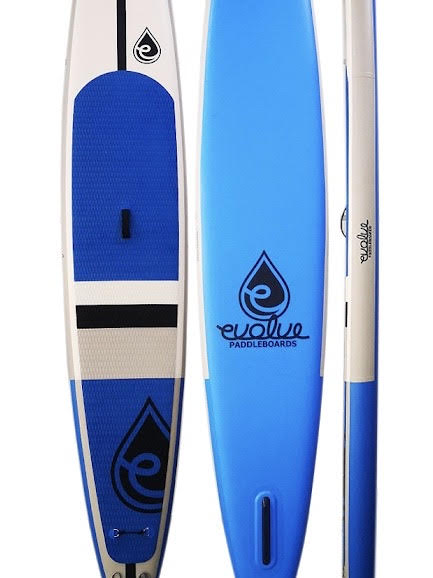 Evolve inflatable Touring and Race Paddle Board for sale