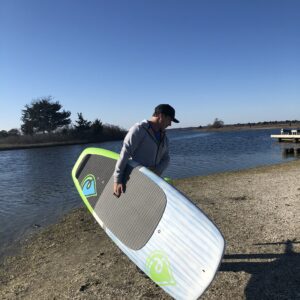 Surf foiling board