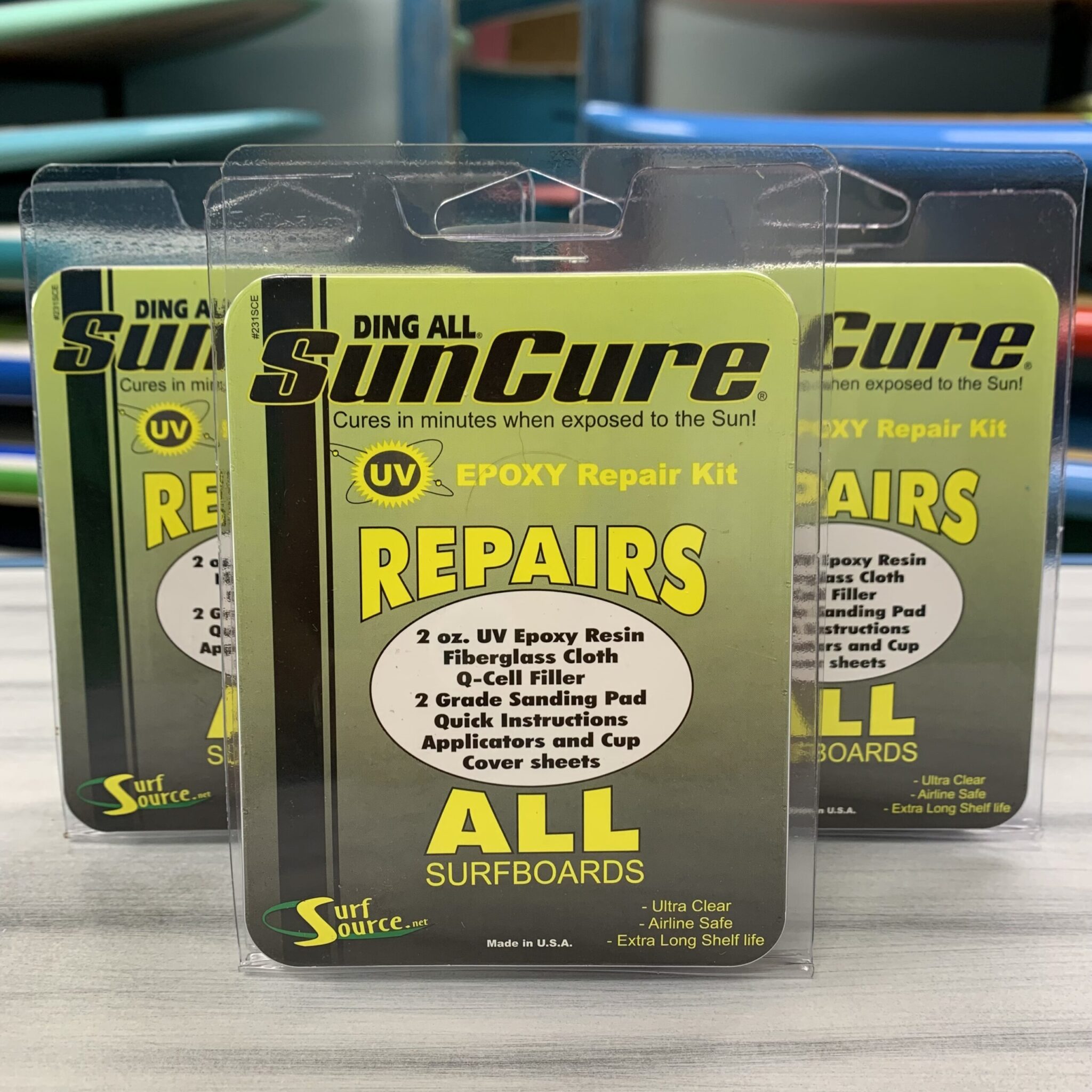 Suncure Polyester Fiberglass 2oz Repair Kit