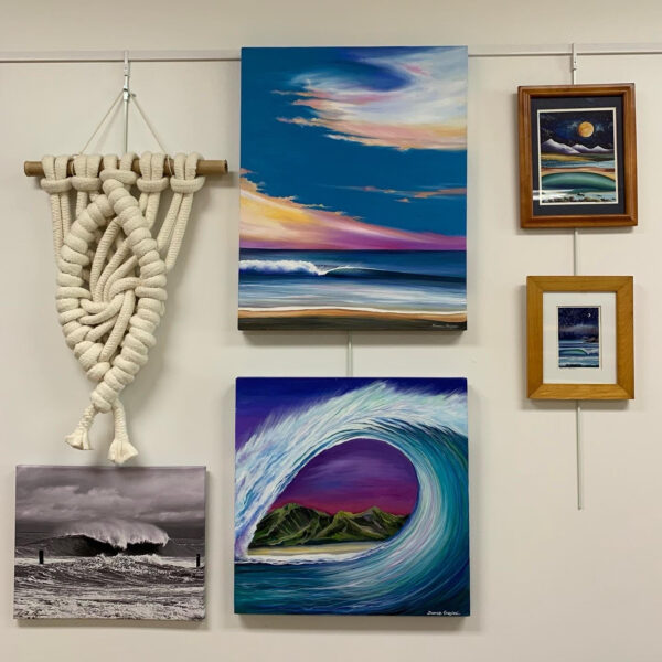 Local artist surf wall art for sale