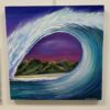 acrylic painting by local surf artist for sale