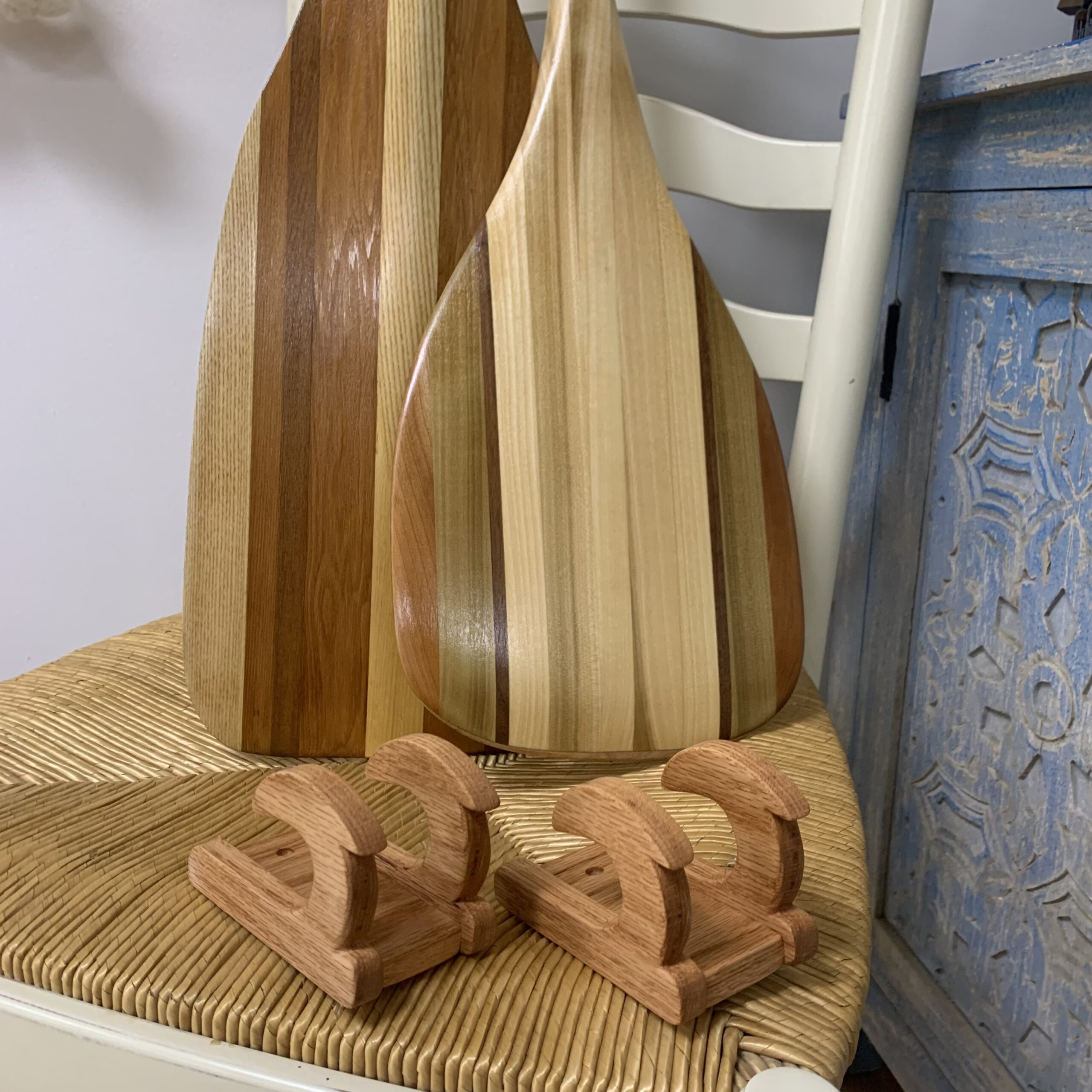 Hand Crafted Wood Retired Paddles